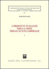 I prefetti italiani nella crisi dello Stato liberale. 1.