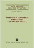 Rapporto di convivenza more uxorio e autonomia privata