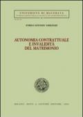 Autonomia contrattuale e invalidità del matrimonio