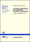 Le società unipersonali nell'esperienza francese e comunitaria. Un'analisi comparatistica