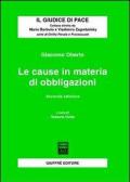 Le cause in materia di obbligazioni