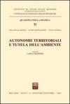 Autonomie territoriali e tutela dell'ambiente