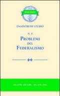 Problemi del federalismo