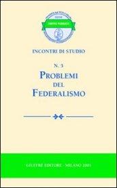 Problemi del federalismo