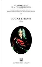 Codice estense 1771