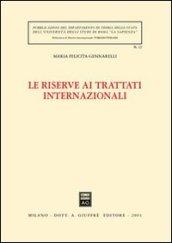 Le riserve ai trattati internazionali