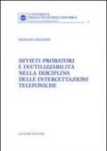 Divieti probatori e inutilizzabilità nella disciplina delle intercettazioni telefoniche