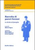 Raccolta di pareri forensi. In diritto di famiglia