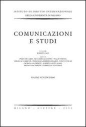 Comunicazioni e studi. 22.