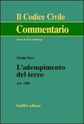 L'adempimento del terzo. Art. 1180