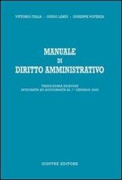 Manuale di diritto amministrativo