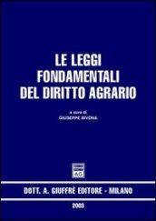 Le leggi fondamentali del diritto agrario