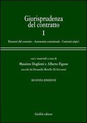 Giurisprudenza del contratto. Casi e materiali. 1.Elementi del contratto. Autonomia contrattuale. Contratti atipici