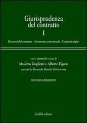 Giurisprudenza del contratto. Casi e materiali. 1.Elementi del contratto. Autonomia contrattuale. Contratti atipici