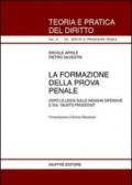 La formazione della prova penale. Dopo le leggi sulle indagini difensive e sul «giusto processo»