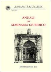 Annali del seminario giuridico (2000-2001)