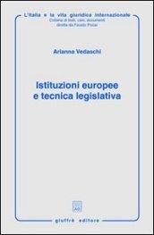 Istituzioni europee e tecnica legislativa