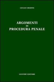 Argomenti di procedura penale