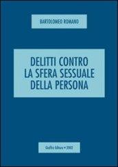 Delitti contro la sfera sessuale della persona