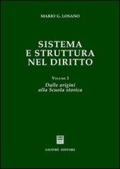 Sistema e struttura nel diritto. 1.Dalle origini alla scuola storica