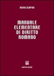 Manuale elementare di diritto romano