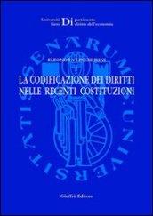 La codificazione dei diritti nelle recenti costituzioni