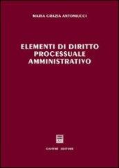 Elementi di diritto processuale amministrativo