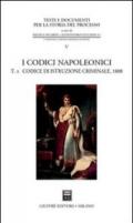 I codici napoleonici. 2.Codice di istruzione criminale (1808)