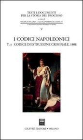 I codici napoleonici. 2.Codice di istruzione criminale (1808)