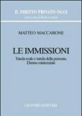 Le immissioni. Tutela reale e tutela della persona. Danno esistenziale