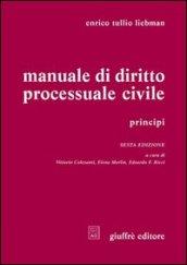 Manuale di diritto processuale civile. Principi