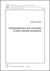 Interpretazione del contratto e dello statuto societario