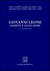 Giovanni Leone: giurista e legislatore