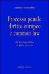 Processo penale diritto europeo e common law. Dal rito inquisitorio al giusto processo