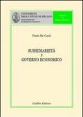 Sussidiarietà e governo economico
