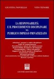 La responsabilità e il procedimento disciplinare nel pubblico impiego privatizzato