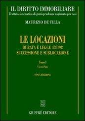 Il diritto immobiliare. Trattato sistematico di giurisprudenza ragionata per casi. Le locazioni: 1