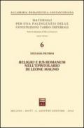 Religio e ius romanum nell'epistolario di Leone Magno