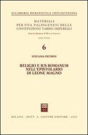 Religio e ius romanum nell'epistolario di Leone Magno