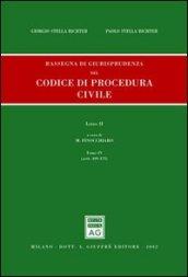 Rassegna di giurisprudenza del Codice di procedura civile. Aggiornamento 1999-2001. 2.Artt. 409-473