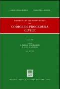 Rassegna di giurisprudenza del Codice di procedura civile. Aggiornamento 1999-2001. 3.Artt. 474-632