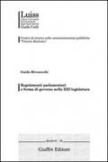 Regolamenti parlamentari e forma di governo nella 13° legislazione