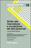 Diritto alla riservatezza e circolazione dei dati personali