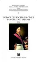 Codice di procedura civile per gli Stati estensi (1852)