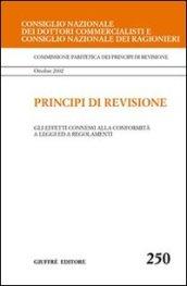 Principi di revisione. Documento 250. Gli effetti connessi alla conformità a leggi ed a regolamenti