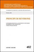 Principi di revisione. Documento 402. Considerazioni sulla revisione contabile di imprese che utilizzano fornitori di servizi