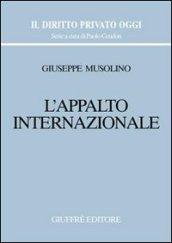 L'appalto internazionale