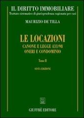 Il diritto immobiliare. Trattato sistematico di giurisprudenza ragionata per casi. Le locazioni: 2