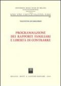 Programmazione dei rapporti familiari e libertà di contrarre