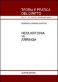 Requisitoria vs arringa